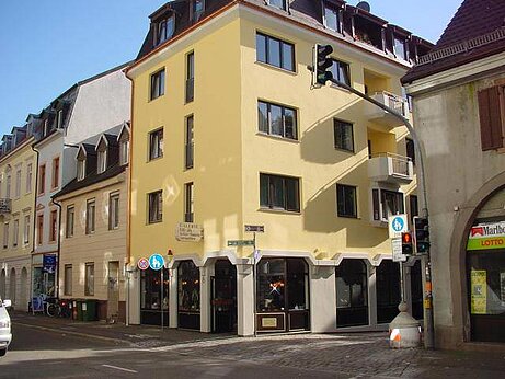 Außenansicht der ehemaligen Galerie HEJA