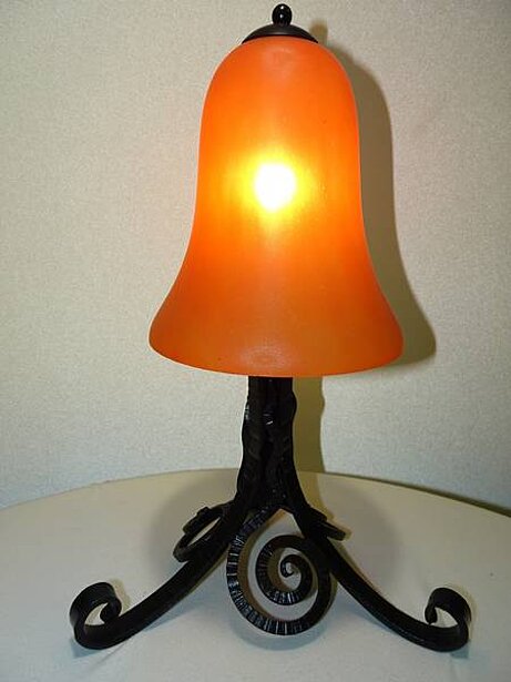 Nr. 31 Tischlampe Jugendstil-Lampe,&;zugeschrieben; Les Freres Daum Nancy