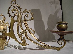 Nr.12 Klavierleuchter um 1890 / 1900 Jugendstil