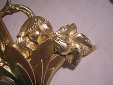 Nr. 46 LÜSTER gemarkt und bez: Deguè, Verrerie d`Art Cristalleries de Compiégne