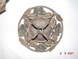 Originalzustand Jugendstil-Lüster vor Restaurierung