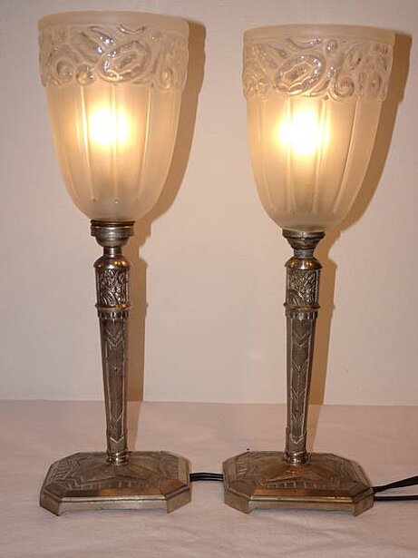 Nr. 3 Tischlampe, Art Deco paarige Ausführung