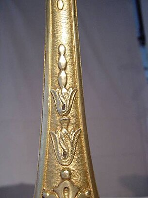 Nr. 2 Jugendstil-Tischlampe Verrerie d`Art Cristalleries de Daum Nancy