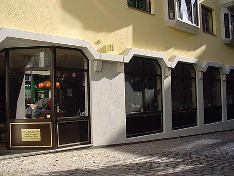 Außenansicht der ehemaligen Galerie HEJA